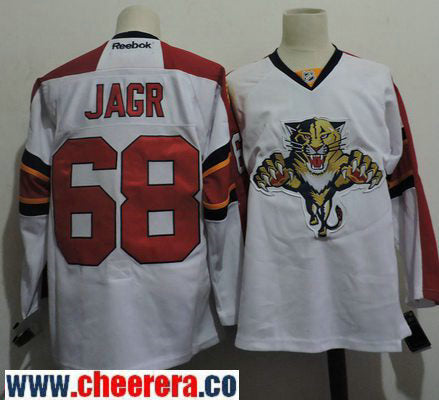 Jaromir Jagr Florida Panthers white Away jersey