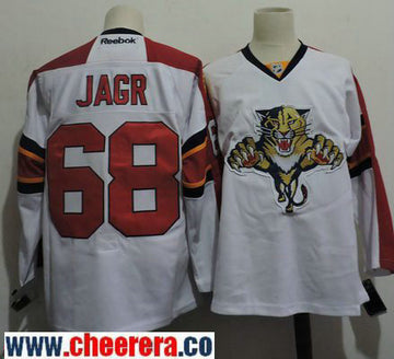 Jaromir Jagr Florida Panthers white Away jersey
