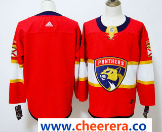 Custom Florida Panthers red jersey