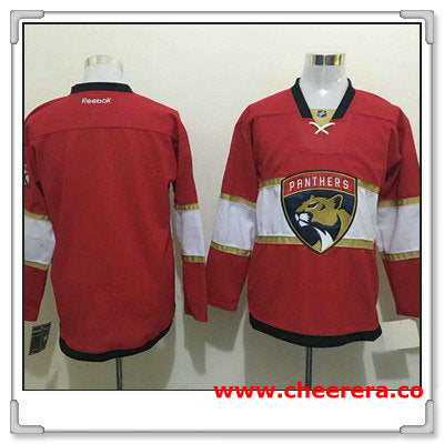 Custom Florida Panthers red jersey
