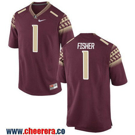 Jimbo Fisher Florida State Seminoles red jersey