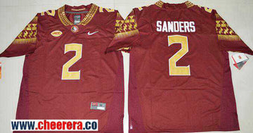 Deion Sanders Florida State Seminoles red jersey