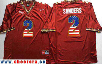 Deion Sanders Florida State Seminoles red Fashion jersey
