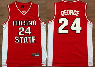Paul George Fresno State Bulldogs red jersey