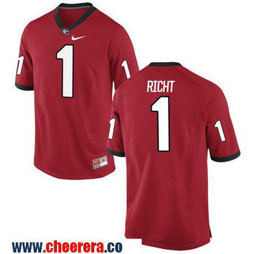 Mark Richt Georgia Bulldogs red jersey