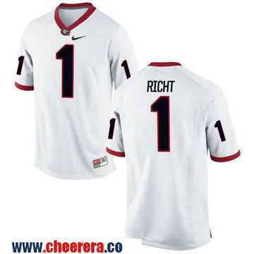 Mark Richt Georgia Bulldogs white jersey
