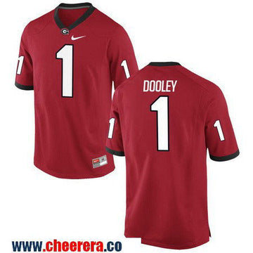 Vince Dooley Georgia Bulldogs red jersey