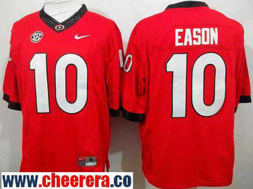 Jacob Eason Georgia Bulldogs red jersey