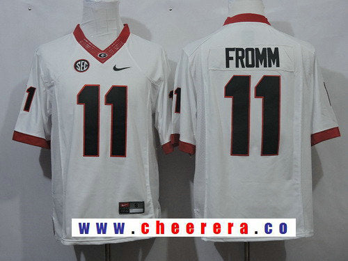 Jake Fromm Georgia Bulldogs white Limited jersey