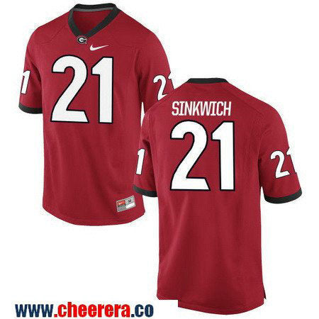 Frank Sinkwich Georgia Bulldogs red jersey