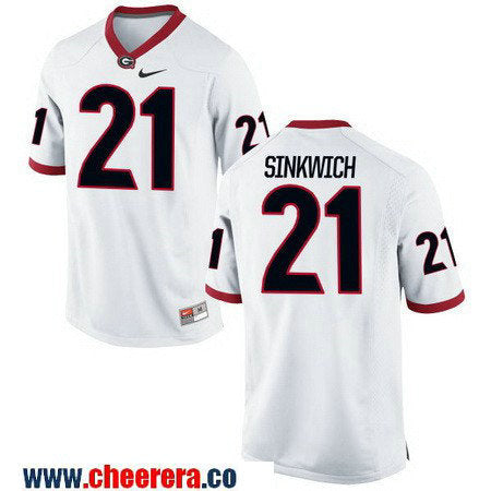 Frank Sinkwich Georgia Bulldogs white jersey