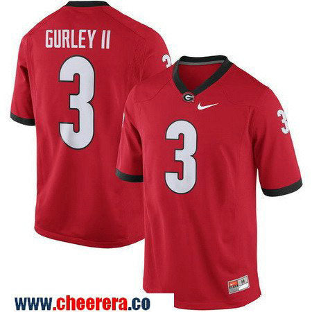 Todd Gurley II Georgia Bulldogs red jersey