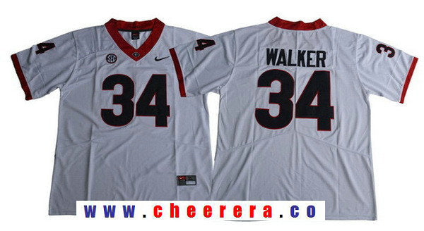 Herschel Walker Georgia Bulldogs white Limited jersey