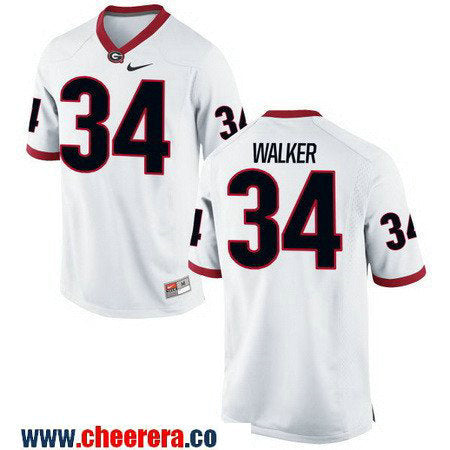 Herschel Walker Georgia Bulldogs white jersey