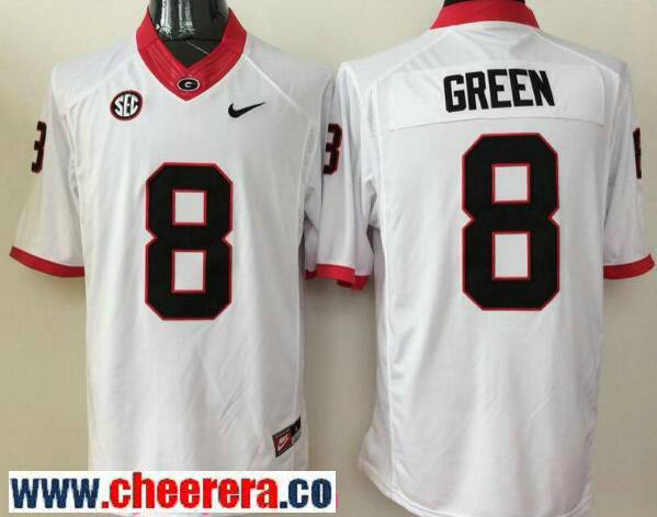 A. J Georgia Bulldogs green Limited jersey