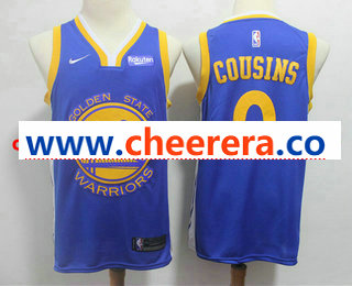 DeMarcus Cousins Golden State Warriors blue jersey