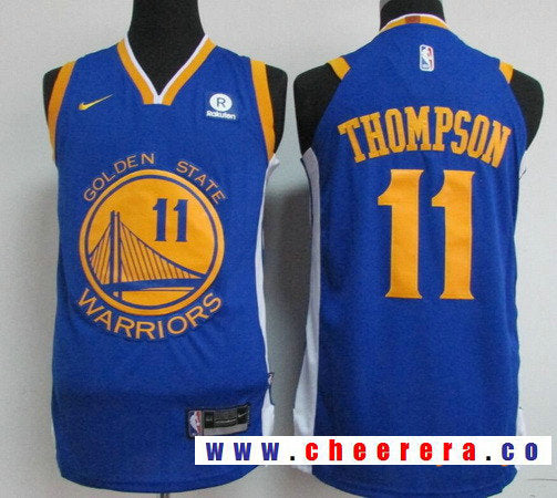 Klay Thompson Golden State Warriors blue jersey