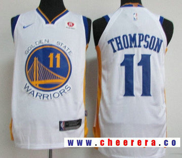Klay Thompson Golden State Warriors white jersey