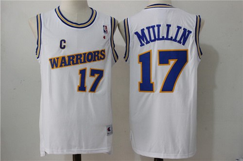 Chris Mullin Golden State Warriors white Throwback jersey