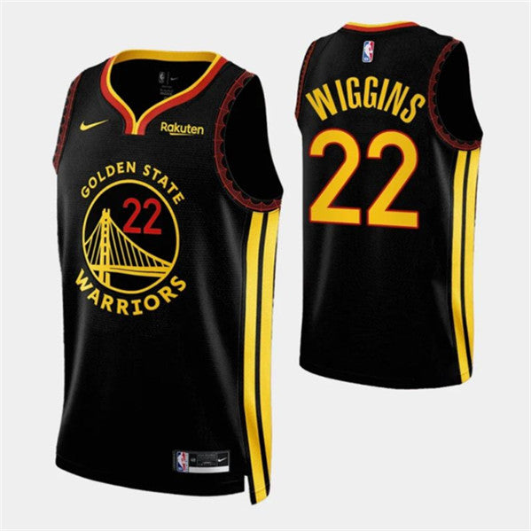 Andrew Wiggins Golden State Warriors black jersey