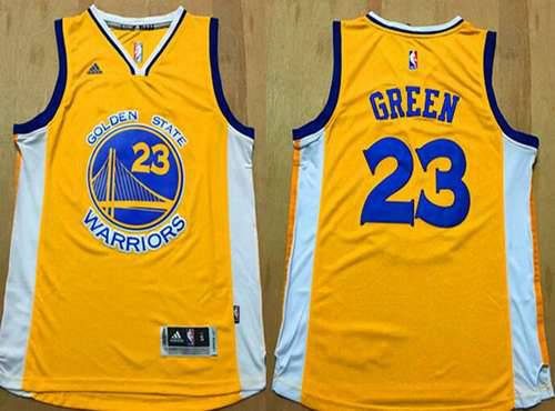Draymond Green Golden State Warriors yellow jersey
