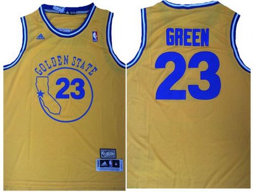 Draymond Green Golden State Warriors yellow Throwback jersey