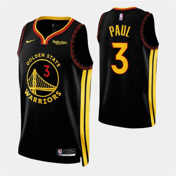 Chris Paul Golden State Warriors black jersey