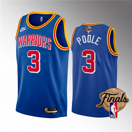 Jordan Poole Golden State Warriors royal jersey