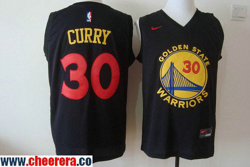 Stephen Curry Golden State Warriors black Fashion jersey