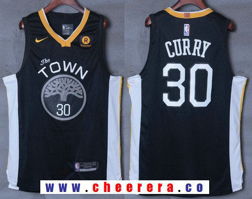 Stephen Curry Golden State Warriors black jersey