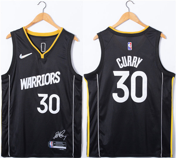 Stephen Curry Golden State Warriors black jersey