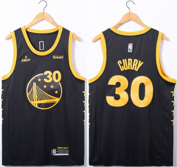 Stephen Curry Golden State Warriors black jersey