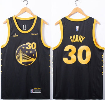 Stephen Curry Golden State Warriors black jersey