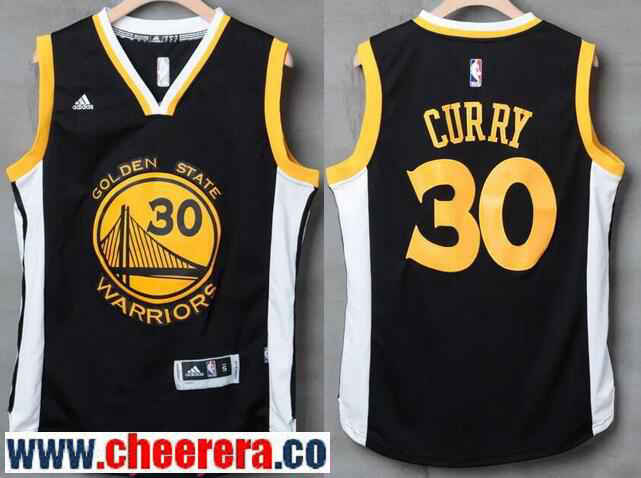 Stephen Curry Golden State Warriors black jersey
