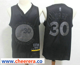 Stephen Curry MVP Golden State Warriors black jersey