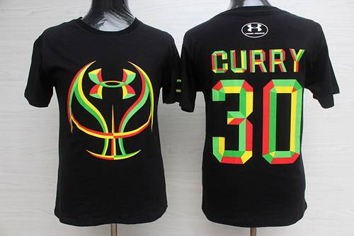 Stephen Curry NBA Golden State Warriors black jersey