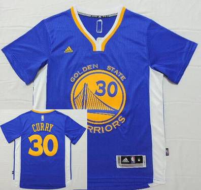 Stephen Curry Revolution Golden State Warriors blue jersey