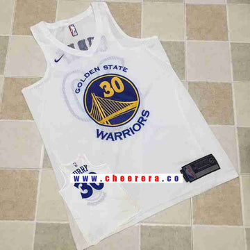 Stephen Curry Golden State Warriors white jersey