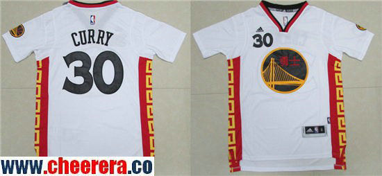 Stephen Curry Golden State Warriors white jersey
