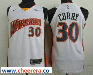 Stephen Curry Golden State Warriors white Throwback jersey