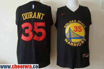 Kevin Durant Golden State Warriors black Fashion jersey