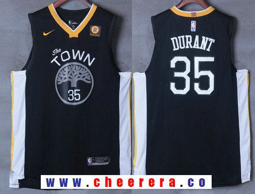 Kevin Durant Golden State Warriors black jersey