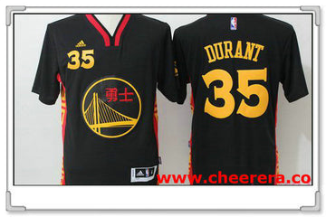Kevin Durant Golden State Warriors black Fashion jersey