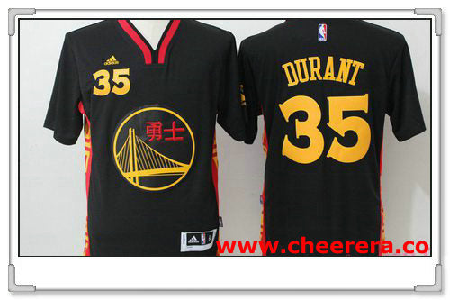 Kevin Durant Golden State Warriors black Fashion jersey