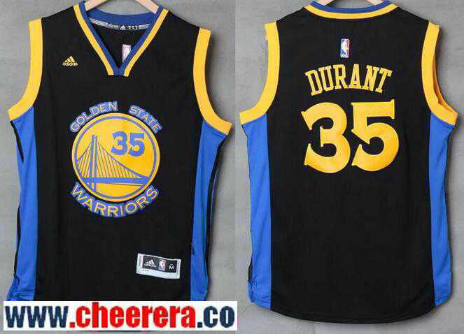 Kevin Durant Golden State Warriors black jersey