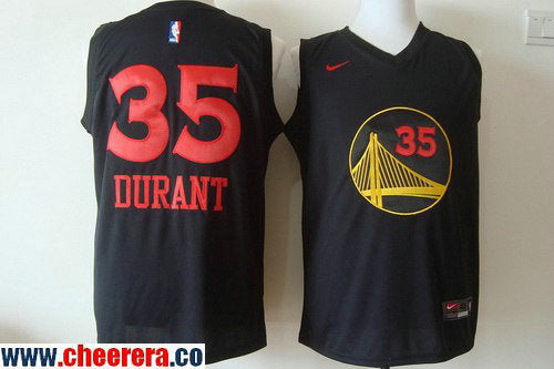 Kevin Durant Golden State Warriors black Fashion jersey