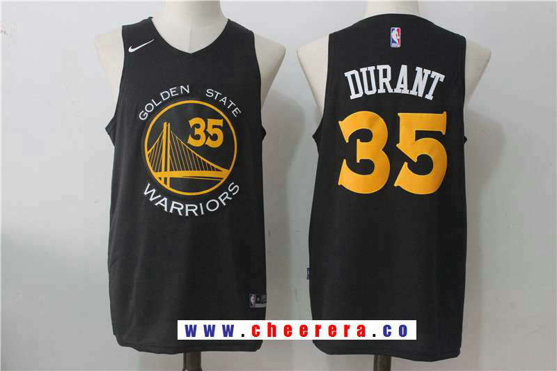 Kevin Durant Golden State Warriors black Fashion jersey