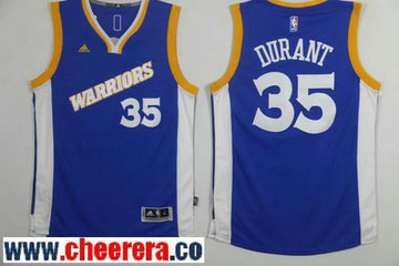 Kevin Durant Golden State Warriors blue Retro jersey