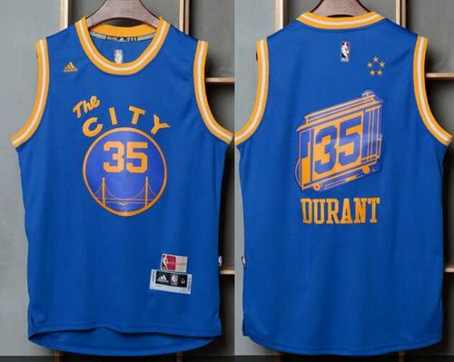Kevin Durant Golden State Warriors blue jersey
