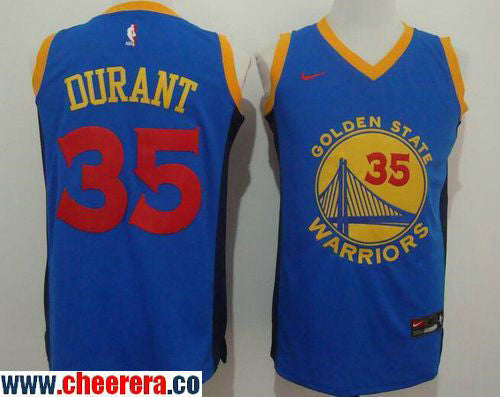 Kevin Durant Golden State Warriors blue Fashion jersey